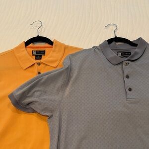 Jos. A. Bank Polo Shirts - Orange and Gray Pair
